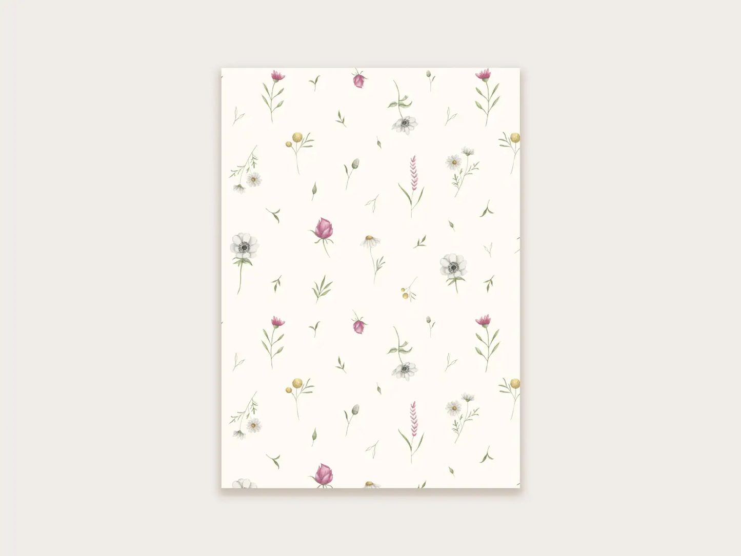 Postkarte Frühlingsblumen