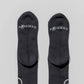 OK - Sportsocken schwarz aus Biobaumwolle