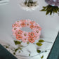 Blumenring aus Glasperlen ROSY