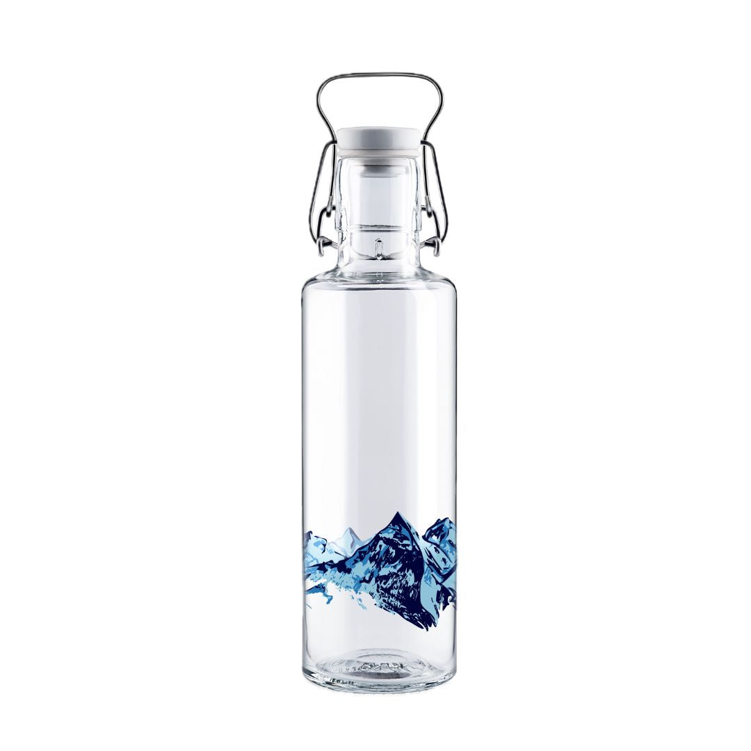 Glasflasche Alpenblick 0,6l