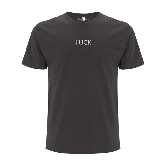 Unisex Shirt FUCK ash black